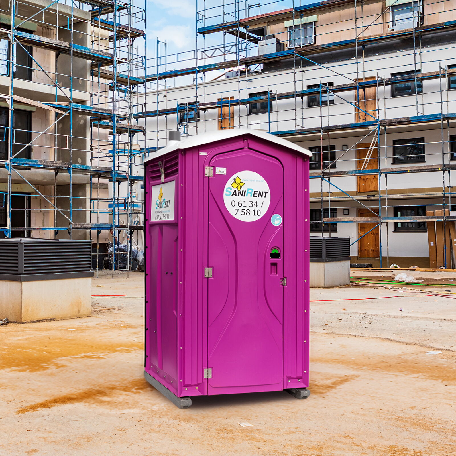 Baustellentoilette mieten SaniRent      